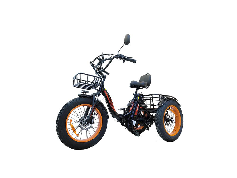 картинка Электровелосипед Kugoo Trike (черный) 2025 | велосалон Драйв г. Липецк